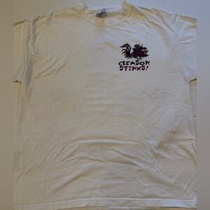 White Graphic Men's T-Shirt with Bold Print